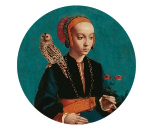 Isekleepuv tapeet Dots Owl Lady