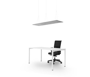 Acoustic ceiling panel Cell 1600x400 mm, different colors