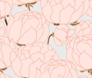 Digital wallpaper Pivoine POE-201211