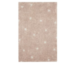 Washable rug Mini Dot Rose