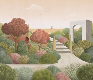Valokuvatapetti Mediterranean Garden V150-3