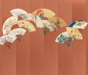 Valokuvatapetti Hand Fans V160-2