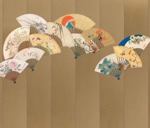 Valokuvatapetti Hand Fans V160-3