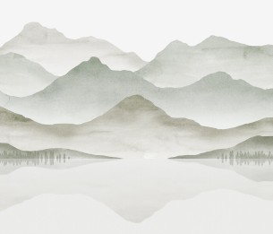 Valokuvatapetti Fog Mountains V175-1