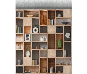 Фотообои Wood Shelving V180-1