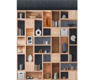 Фотообои Wood Shelving V180-2