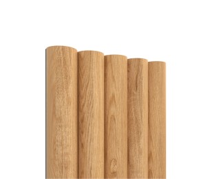 Radiused MDF Panel Natural Oak