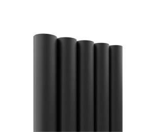 Radiused MDF Panel Black Matte