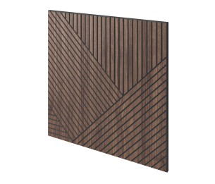 Milled Wallpanel Granada Walnut