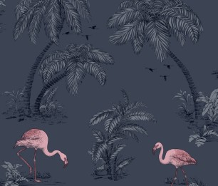 Wallpaper Flamingo Lake 12382