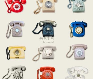 Wallpaper XXL Retro Telephones 158503