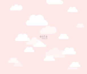 Mural XL Clouds Pink 158843