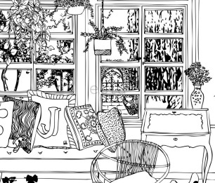 Mural XL Forest view 158812