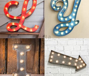 Wallpaper XXL Light letters 158816