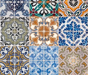 Tapeet XXL Spanish Tiles 158603