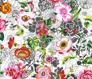 Wallpaper XXL Funky Flowers 158501