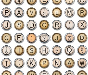 Wallpaper XXL Typewriter Keys 158505