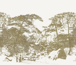 Digital wallpaper Ginkesai Jade SAUD-211304