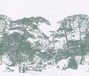 Digital wallpaper Ginkesai Riviera SAUD-211315