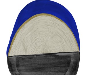 Digital wallpaper Totem Champagne SAUD-211601