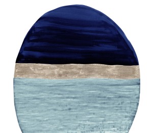 Digital wallpaper Totem Deep Indigo SAUD-211610