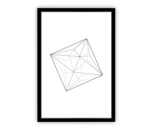 Framed Print Geometric 13428 (55 x 75cm)