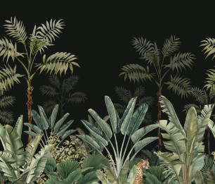 Mural XL Jungle Black&Green 158950