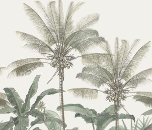 Mural XL Botanical palm trees 158947