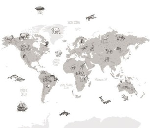 Fototapeet World Map 102039918