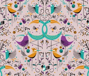 Tapeet Groovy Birds WP182082