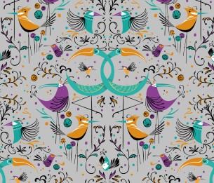 Tapeet Groovy Birds WP182083