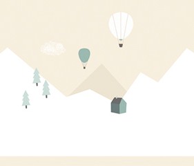 Bordüür Montgolfieres 7501-2