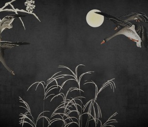 Mural Oriental Ducks V103-3