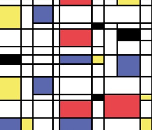 Mural Mondrian V128-1
