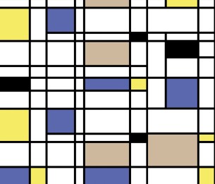 Mural Mondrian V128-3
