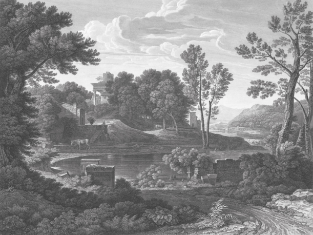 Fototapeet Ancient Riverside Grove