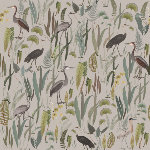 Fototapeet Calm Heron Beige
