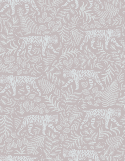 Fototapeet Camouflaged Tiger Light Pink