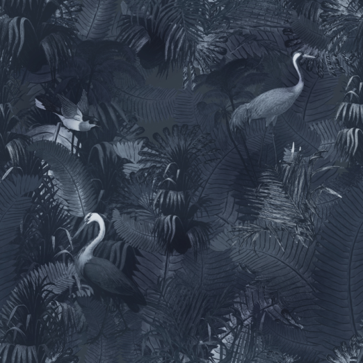 Fototapeet Desert Tropics Dark Blue