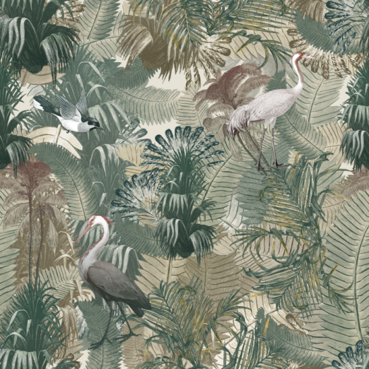 Fototapeet Desert Tropics Light Green