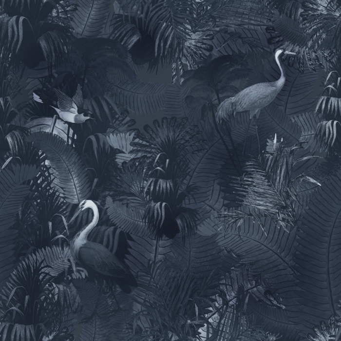 Fototapeet Desert Tropics Dark Blue