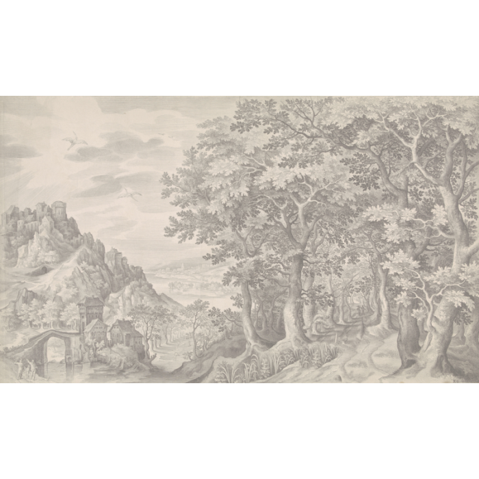 Fototapeet Ethereal Forest Beige