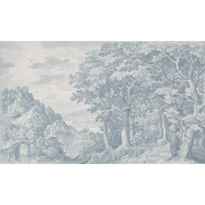 Fototapeet Ethereal Forest Blue
