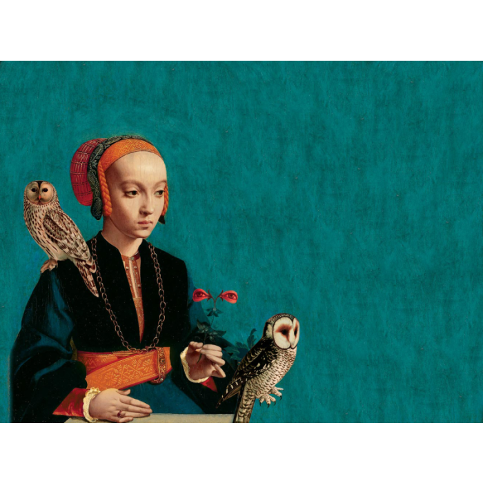 Fototapeet Owl Lady