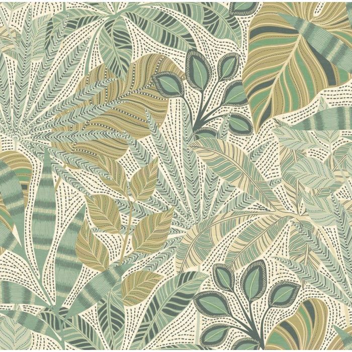Tapeet Kirra Leaf Citrus/Green 100031EH