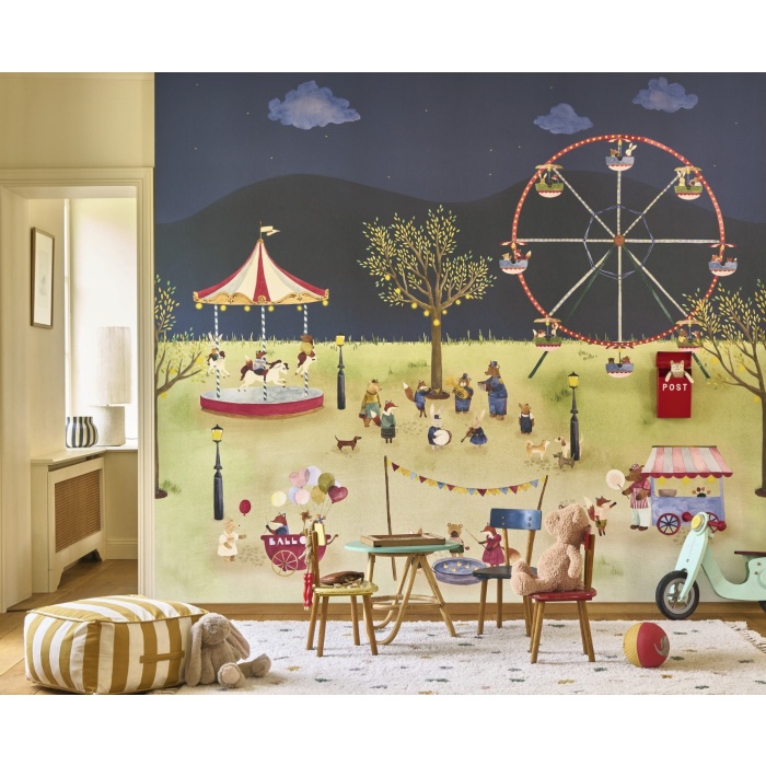 Valokuvatapetti Funfair by Night OUTT 202996907