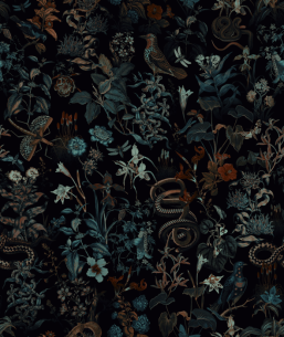 Fototapeet Botanic Black