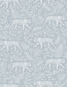 Fototapeet Camouflaged Tiger Blue