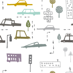 Fototapeet Cars White