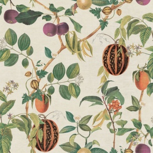 Tapeet Tropic House Parchment/Green 100044EH